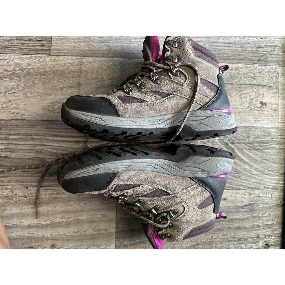 High Sierra Trekker Women’s Boots Brown Purple Size 9 Hiking Outdoor Lace up - Picture 10 of 10